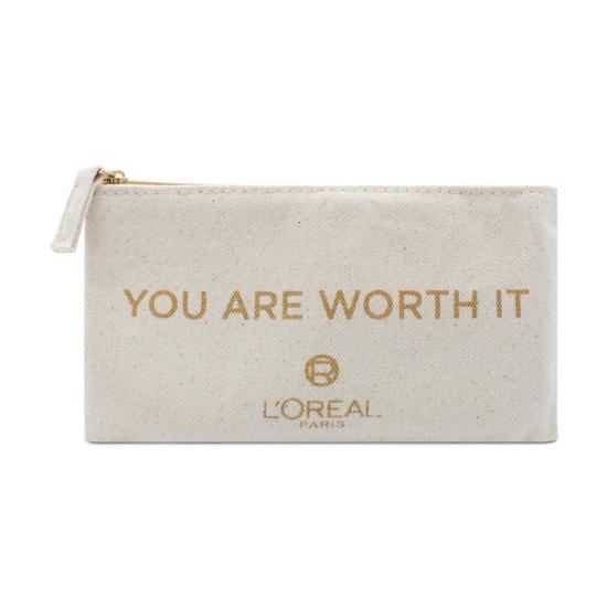 L'Oreal Paris Black Mascara Eyeliner Lipstick 235 Set I Am Worth It Nudes