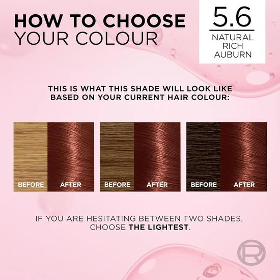 L'Oreal Paris Excellence Creme Triple Care Colour 5.6 Natural Rich Auburn