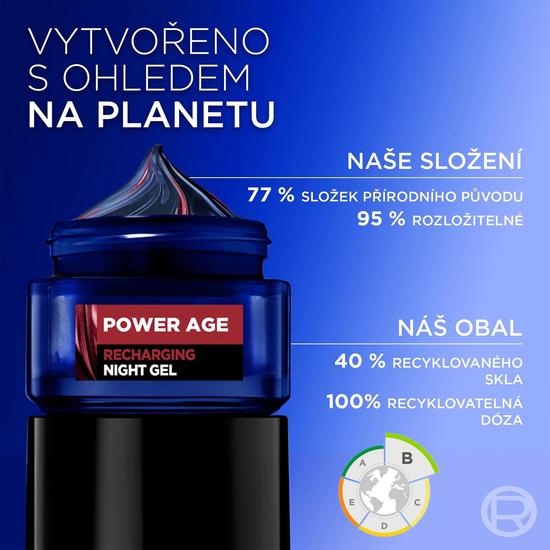 L'Oreal Paris Power Age Recharging Night Gel 50ml