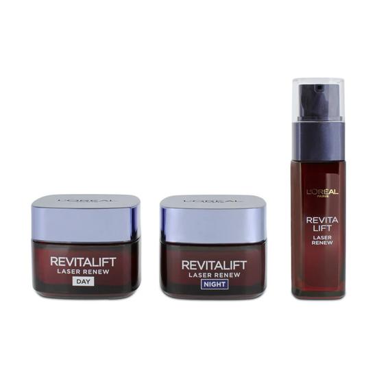 L'Oreal Paris Revitalift Day Night Cream 50ml Serum 30ml Set