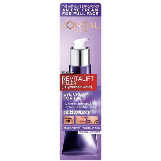 L'Oreal Paris Revitalift Filler Hyaluronic Acid Eye Cream For Face 30 ml