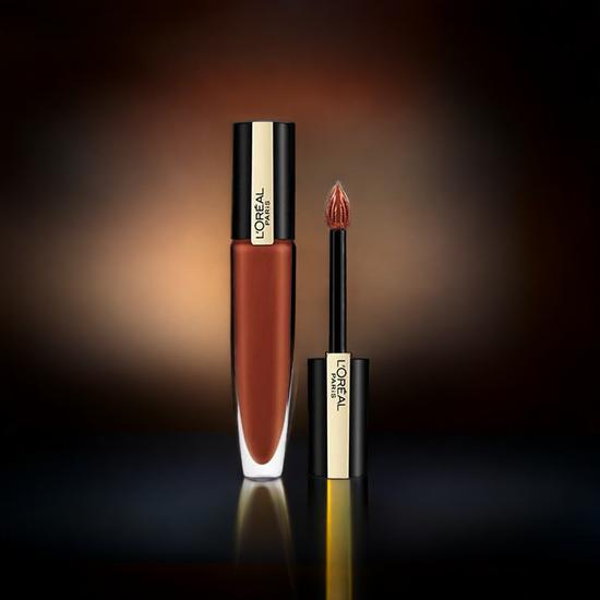 L'Oreal Paris Rouge Signature Matte & Metallic Liquid Lipstick 136 Armored