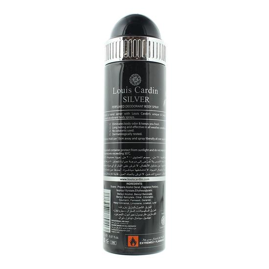 Louis Cardin Silver Deodorant Spray 200ml