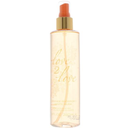 Love2Love Orange Blossom + White Musk Fragrance Mist 240ml
