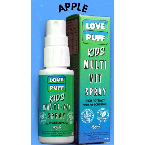 LovePuff Kids Apple Multi-Vitamin Spray