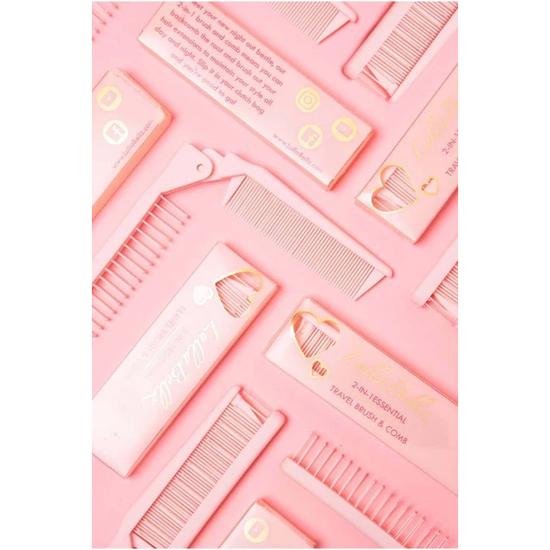 LullaBellz 2-in-1 Folding Comb & Brush