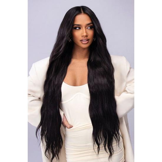 LullaBellz Extra AF 34'' 5 Piece Natural Wavy BROWNS Dark Brown & Caramel