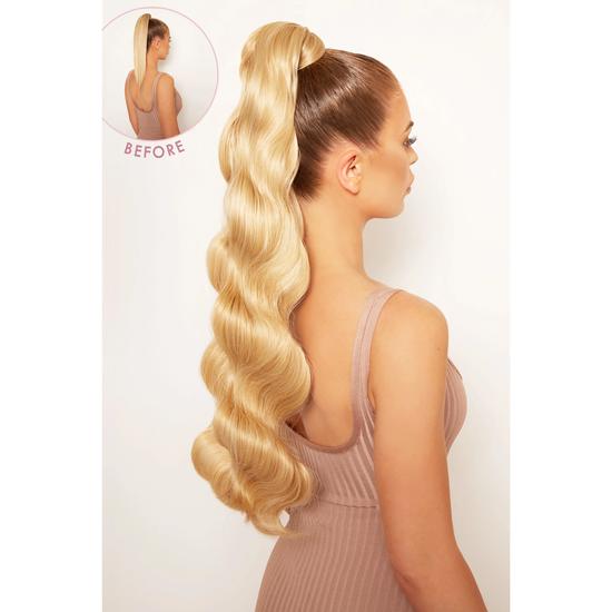 LullaBellz Grande 26" Hollywood Wave Wraparound Pony Harvest Blonde