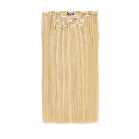 LullaBellz Luxury Gold 18\" Human Hair Extensions 5 Piece