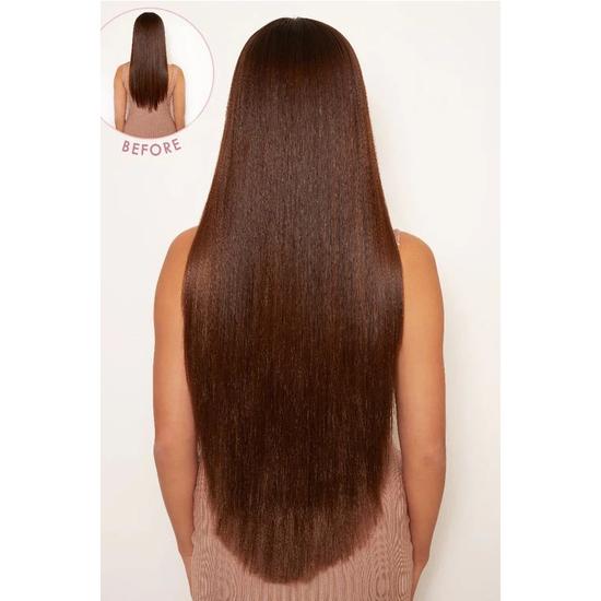 LullaBellz Super Thick 26\" Statement Straight Clip In Hair Extensions 5 Piece