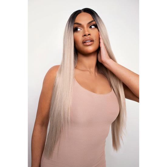 LullaBellz The Kiki Platinum Long Sleek & Straight Lace Front Wig