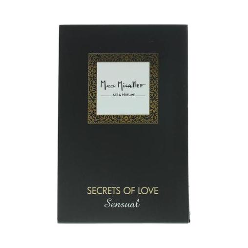 M. Micallef Secrets Of Love Sensual Eau De Parfum NEW. Eau De Parfum 75ml
