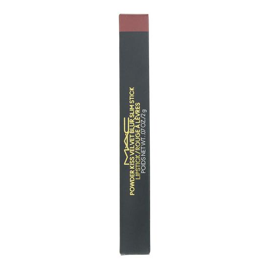MAC Powder Kiss Velvet Blur Slim Stick Lipstick 880 Rose Mary 2g