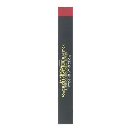 MAC Powder Kiss Velvet Blur Slim Stick Lipstick 889 Ruby 2g