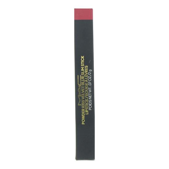 MAC Powder Kiss Velvet Blur Slim Stick Lipstick 890 Wild Sumac 2g