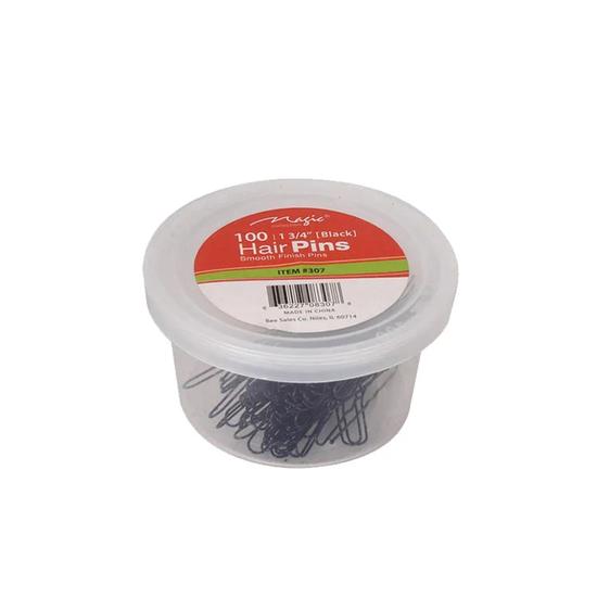 Magic Collection Hair Pins 307 100 pcs / Black