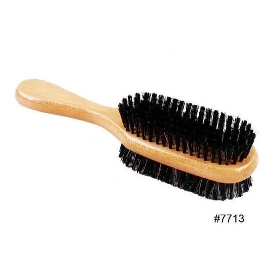 Magic Collection Hard & Soft Double Wave Brush Natural Boar Bristle 7713
