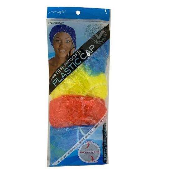 Magic Collection Water Proof Plastic Cap 2199AST 8 pcs / Assorted