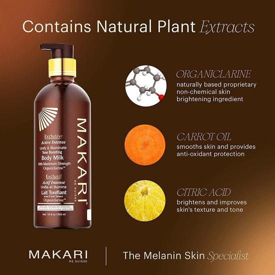 Makari Exclusive Active Intense Tone Boosting Body Milk 500ml