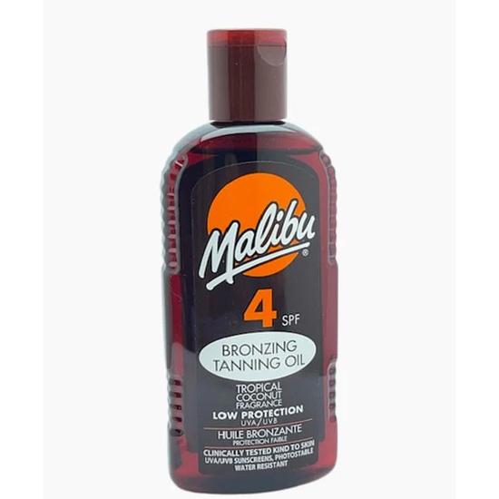 Malibu Bronzing Tanning Oil Tropical Coconut Fragrance SPF 4 100ml