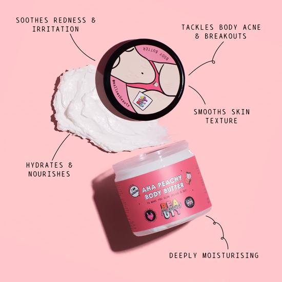Mallows Beauty AHA Peachy Body Butter