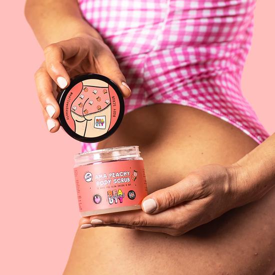 Mallows Beauty AHA Peachy Body Scrub