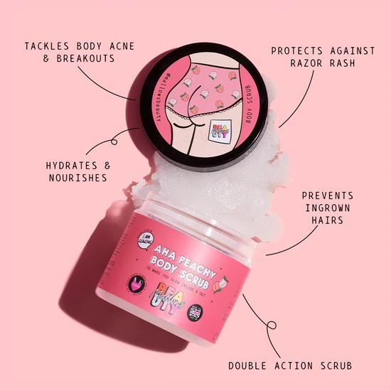 Mallows Beauty AHA Peachy Body Scrub