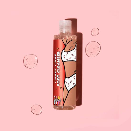 Mallows Beauty Candy Cane Cleanse & Scrub Duo