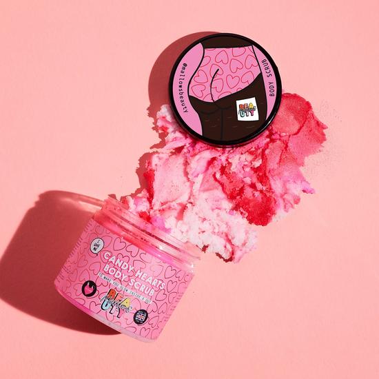 Mallows Beauty Candy Hearts Scrub & Shave Duo