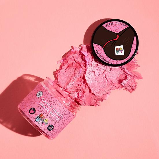 Mallows Beauty Candy Hearts Scrub & Shave Duo