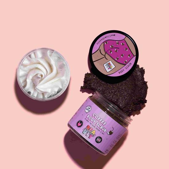 Mallows Beauty Plain Jane Shave Butter & Scrub Duo