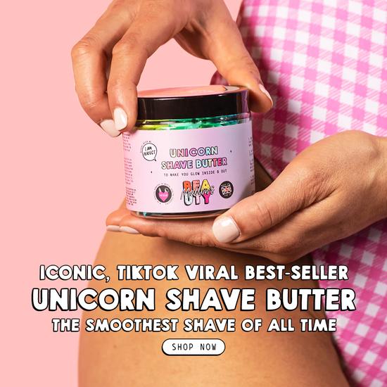 Mallows Beauty Razor & Shave Starter Kit Unicorn Shave Butter