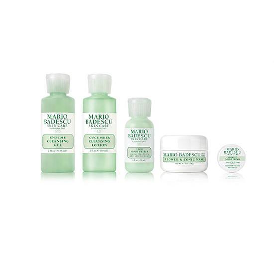 Mario Badescu Combo Oily Regimen Kit 5 step regime for oily/combination skin types