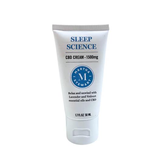Martha Stewart Sleep Science CBD Cream 1500mg With Lavender & Vetivert 50ml