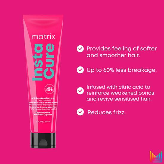 Matrix Instacure Anti Breakage Leave-In Cream With Heat Defence 150ml