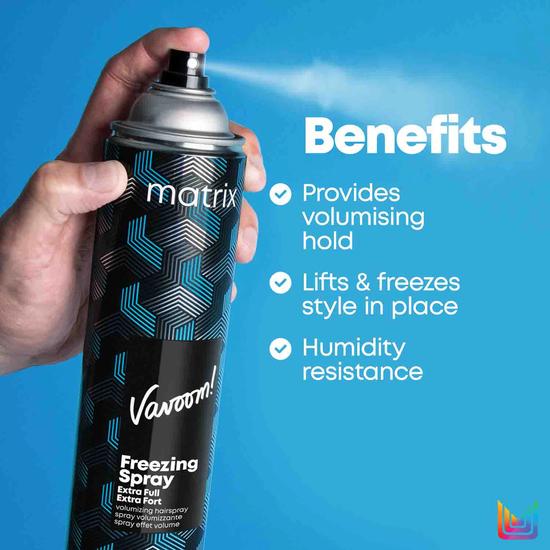 Matrix Vavoom Freeze Spray Extra Full Volumising Hairspray 500ml