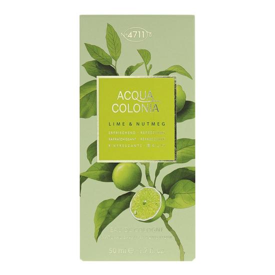 Maurer and Wirtz 4711 Acqua Colonia Lime & Nutmeg Eau De Cologne 50ml
