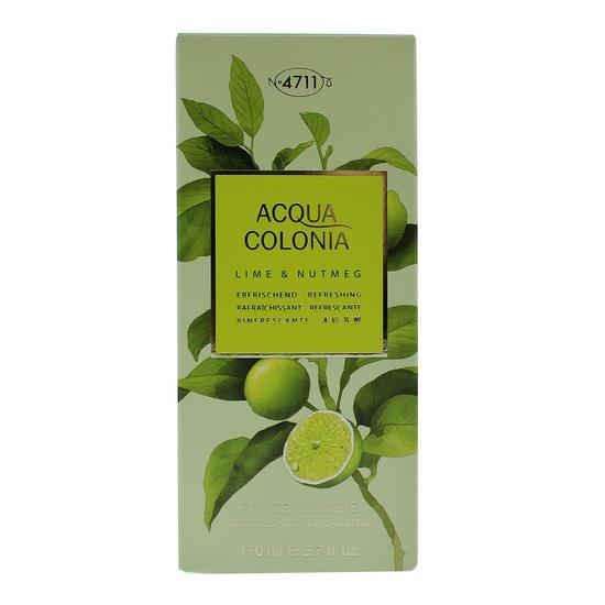 Maurer and Wirtz 4711 Acqua Colonia Lime & Nutmeg Eau De Cologne 50ml
