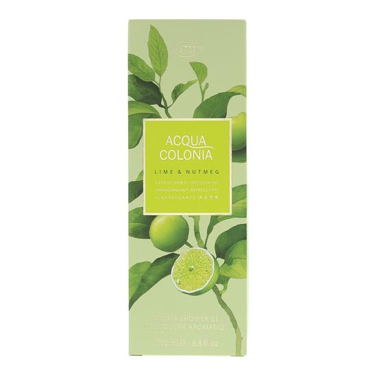 Maurer and Wirtz 4711 Acqua Colonia Lime & Nutmeg Shower Gel 200ml