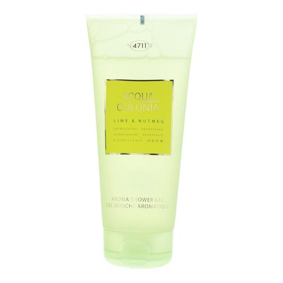 Maurer and Wirtz 4711 Acqua Colonia Lime & Nutmeg Shower Gel 200ml