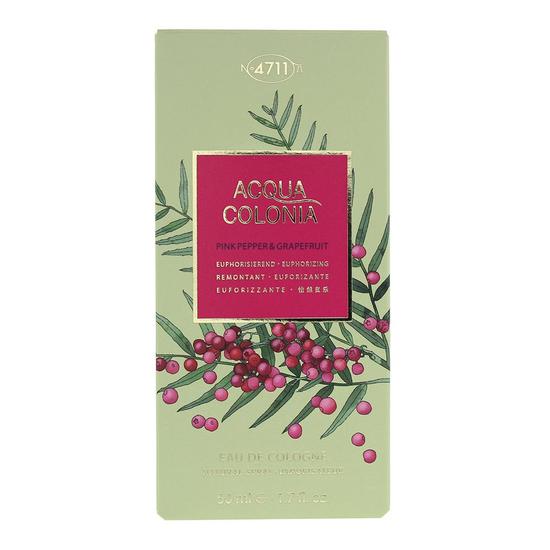 Maurer and Wirtz 4711 Acqua Colonia Pink Pepper & Grapefruit Eau De Cologne 50ml