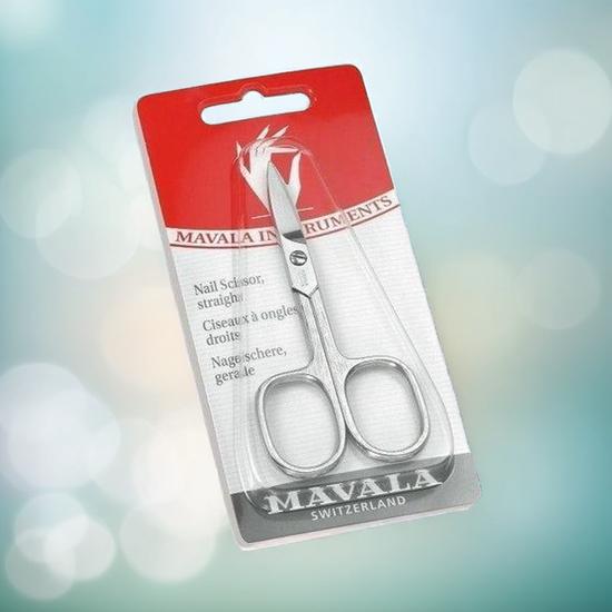 Mavala Nail Scissors Straight Nickel