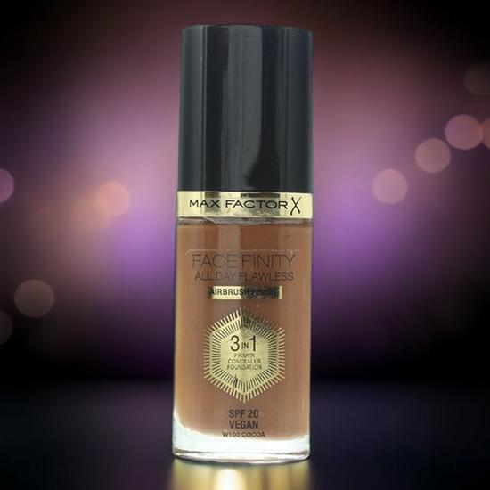 Max Factor Face Finity All Day Flawless 3 In 1 Foundation 100 Sun Tan 30ml