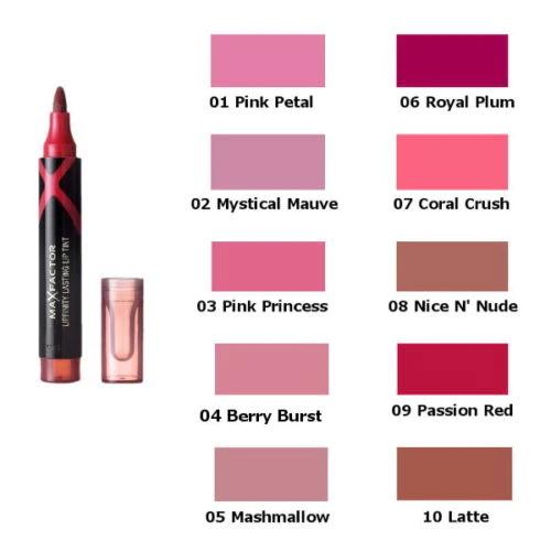 Max Factor Lipfinity Lasting Lip Tint 03 - Pink Princess