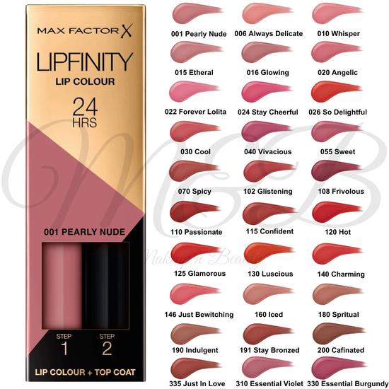 Max Factor Lipfinity Lip Colour 084 Rising Star