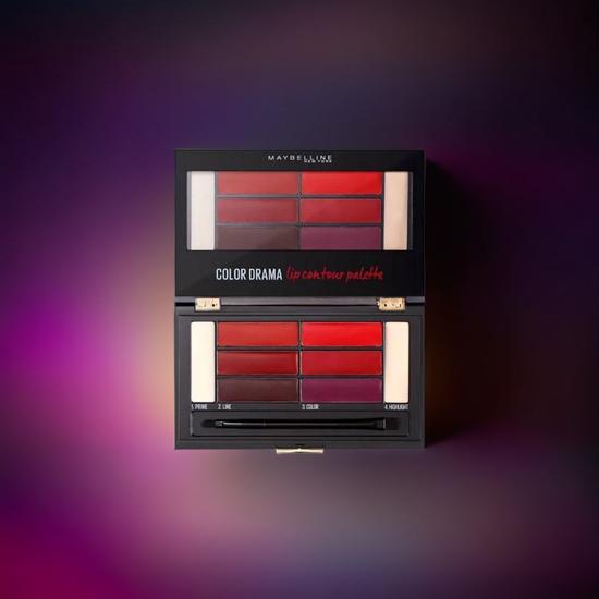 Maybelline Colour Drama Lip Contour Palette Crimson Vixen