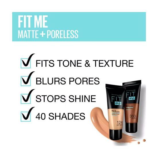 Maybelline Fit Me! Matte & Poreless Foundation 358 Latte