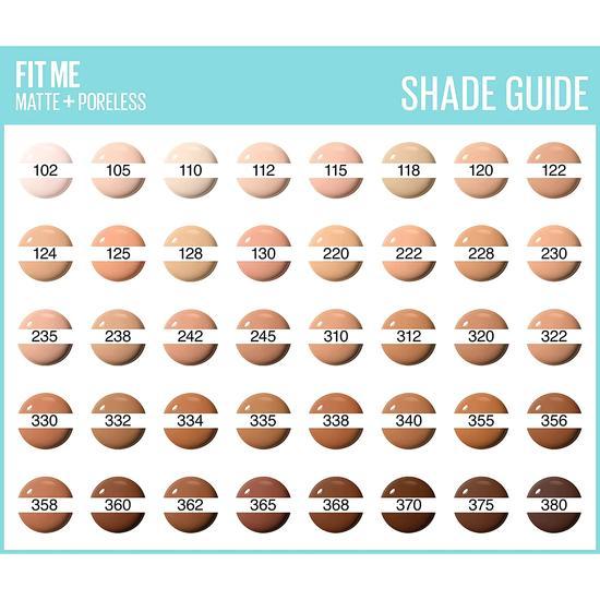 Maybelline Fit Me! Matte & Poreless Foundation 358 Latte