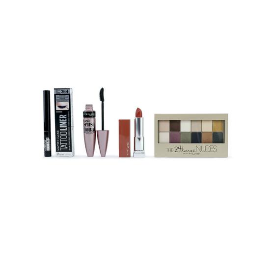 Maybelline Makeup Dare To Go Nude Christmas Gift Set For Her