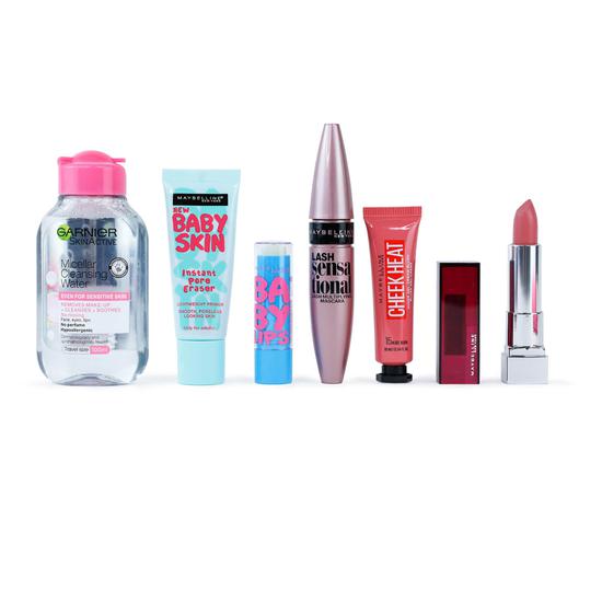 Maybelline Makeup Jet Setter Christmas Gift Set Travel Kit For Her